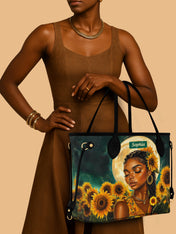 Sunflower Moonlight Classic Shopper Tote