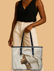 Ivory Blossom Leather Bucket Bag QR0TV191