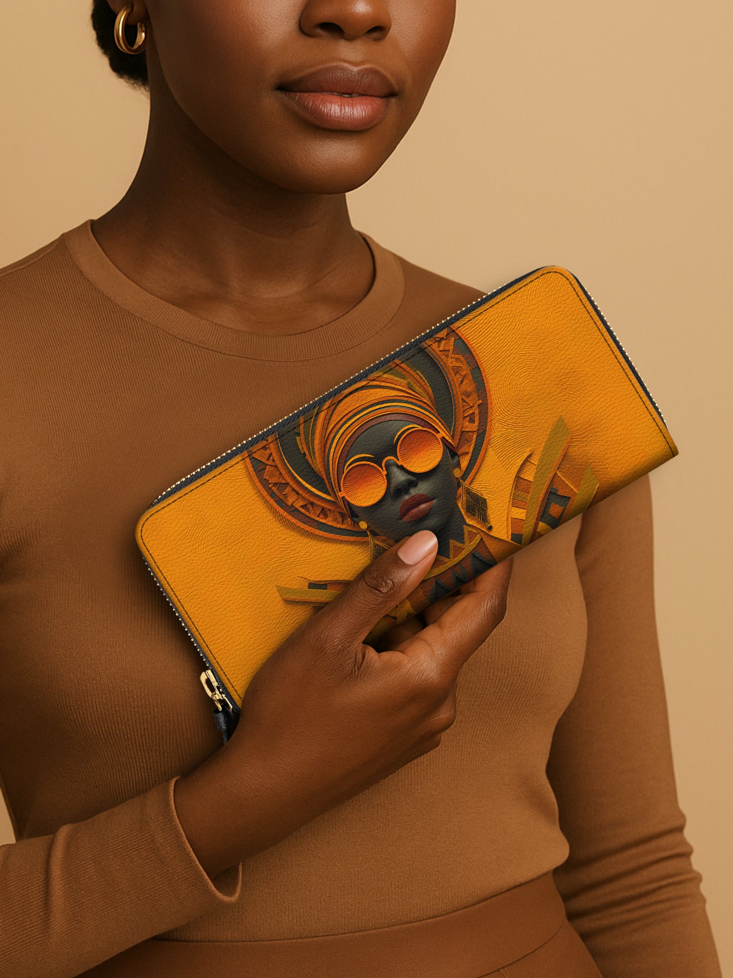 Dark Lens Slimline Zippy Wallet QR0TD305