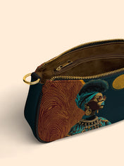 Unapologetically Black Classic Zip Pochette QR0XD130