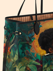 Golden Wings of Empowerment Classic Shopper Tote QR0TD006