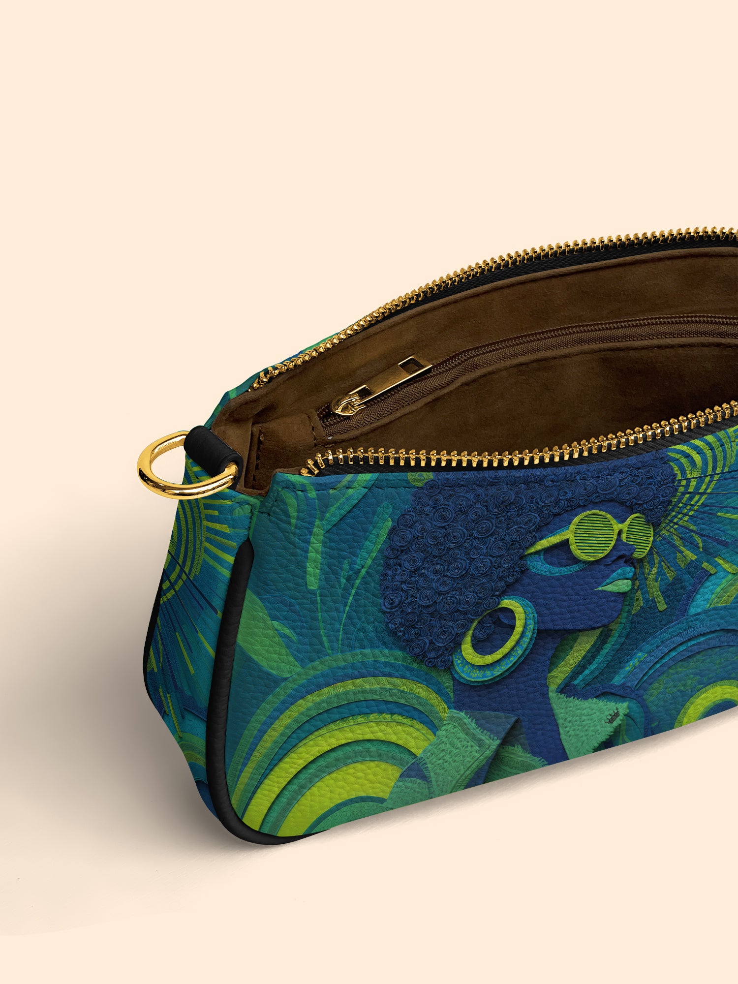 Noir Gaze Classic Zip Pochette QR0TD312