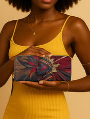 Warrior’s Bloom Slimline Zippy Wallet QR0TD101