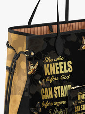 Kneel before God Classic Shopper Tote