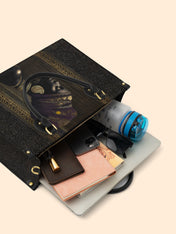 Golden Veil Premium Leather Handbag QR0TV164