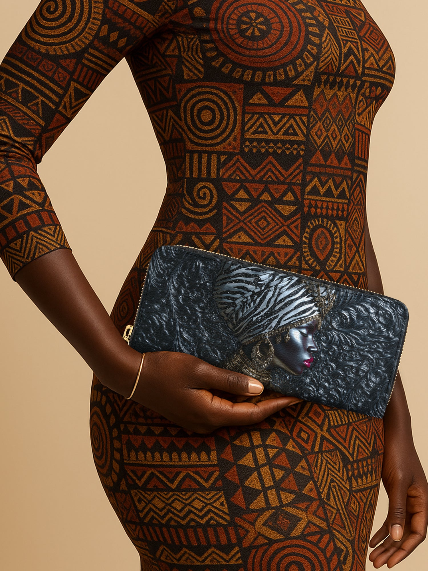 Afri Jewel Slimline Zippy Wallet QR0XD483