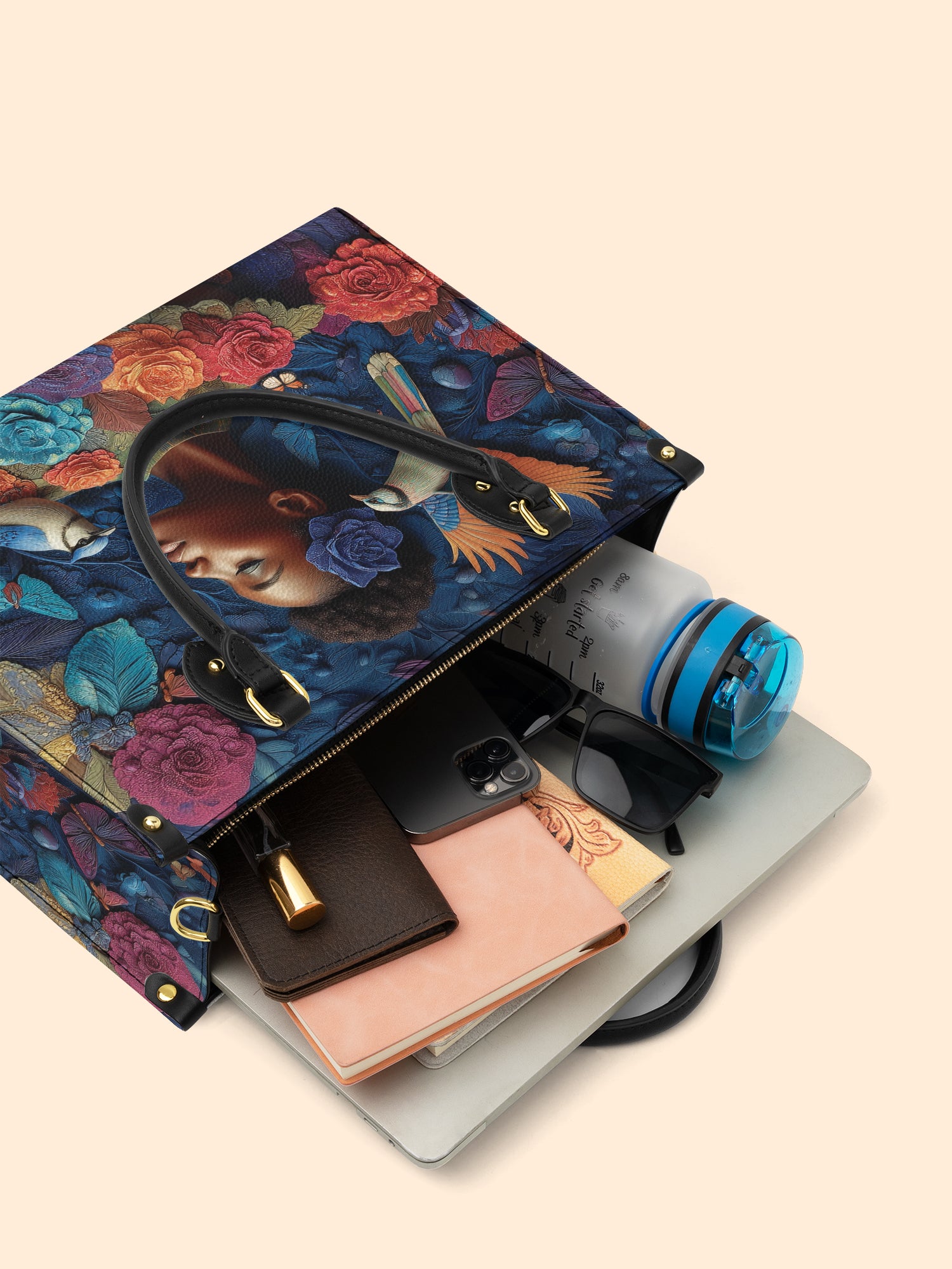 Blue Garden Premium Leather Handbag QR0XD230