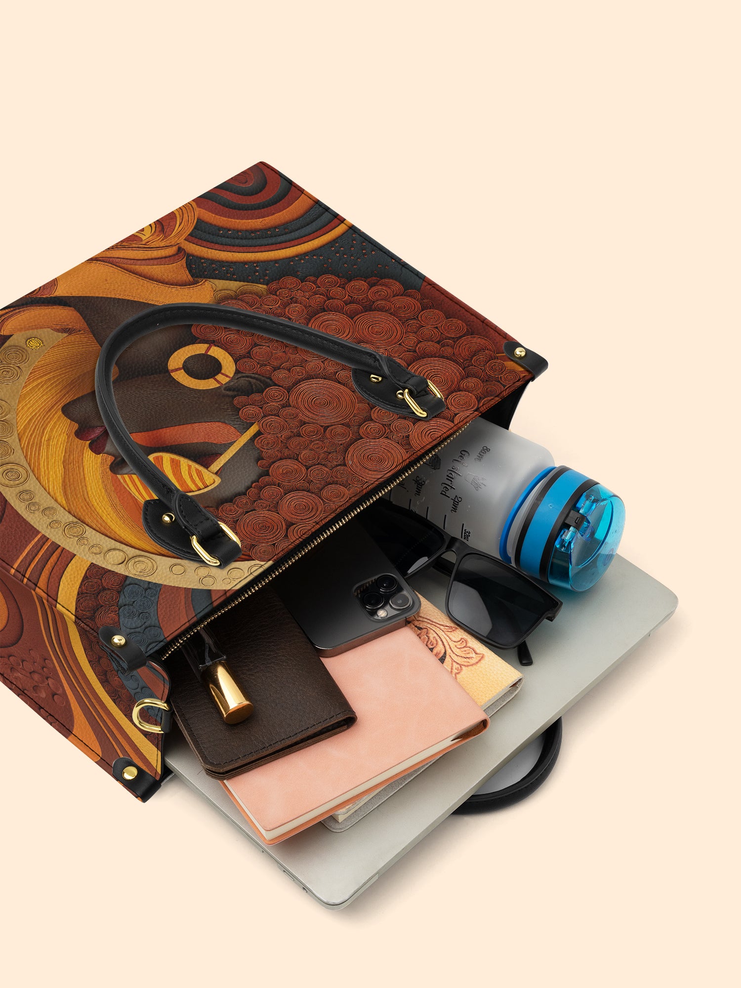 Royal Vision Premium Leather Handbag QR0TD313