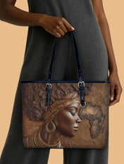 African Roots Leather Bucket Bag QR0TD421