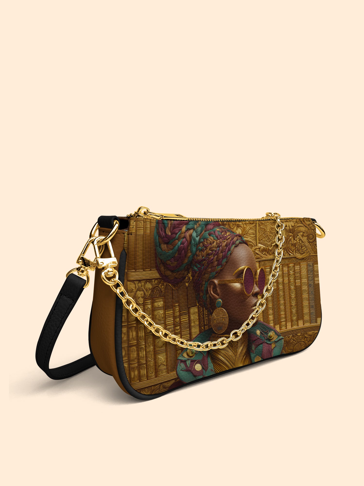 Crown And Knowledge Classic Zip Pochette QR0XD440