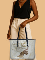 Luminous Bloom Leather Bucket Bag QR0TV192
