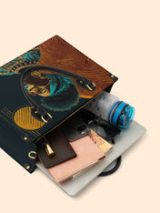 Unapologetically Black Premium Leather Handbag QR0XD125