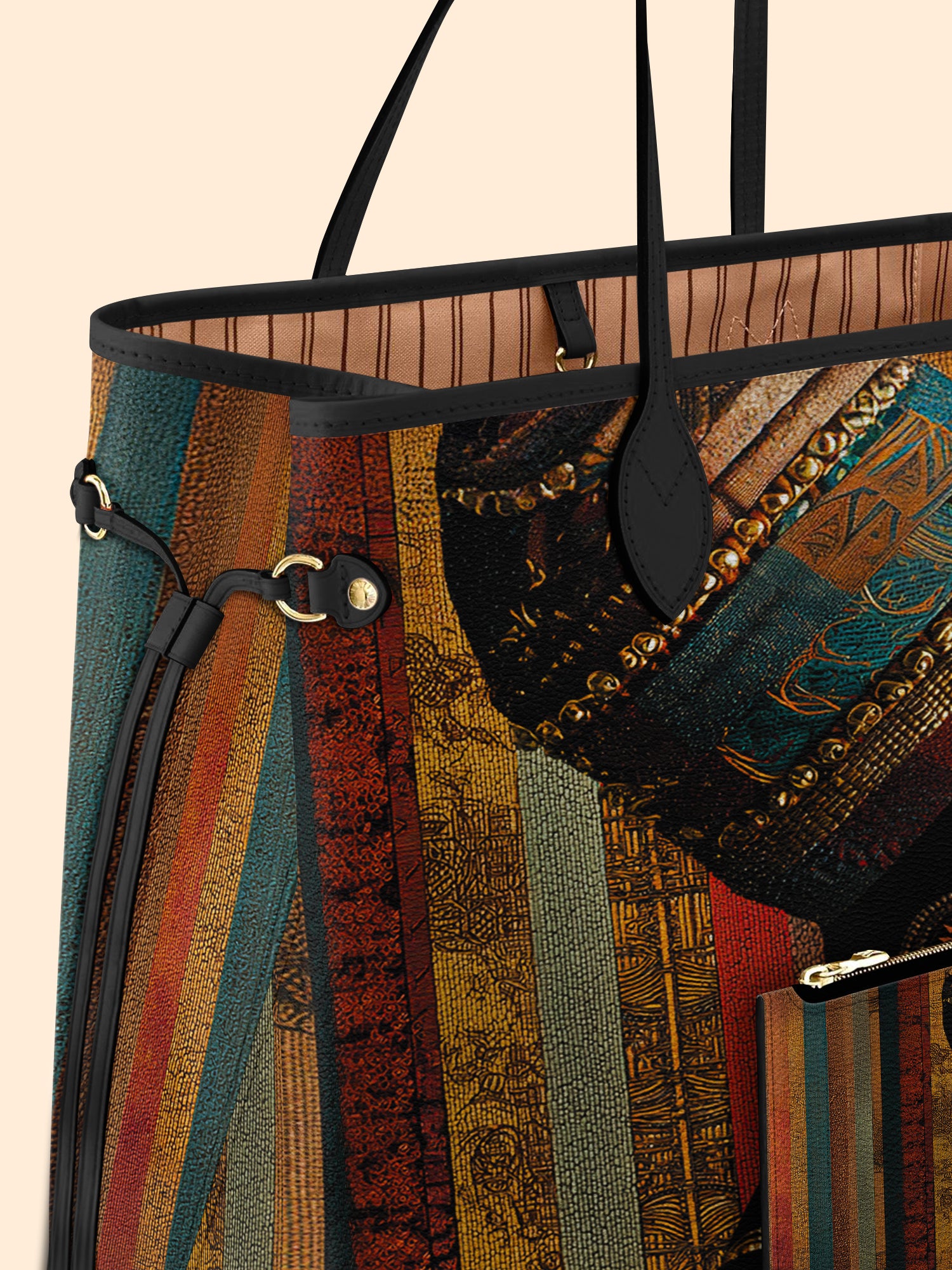 Brown Radiance Classic Shopper Tote QR0TV122