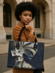 Ivory Veil Premium Leather Handbag QR0TD210