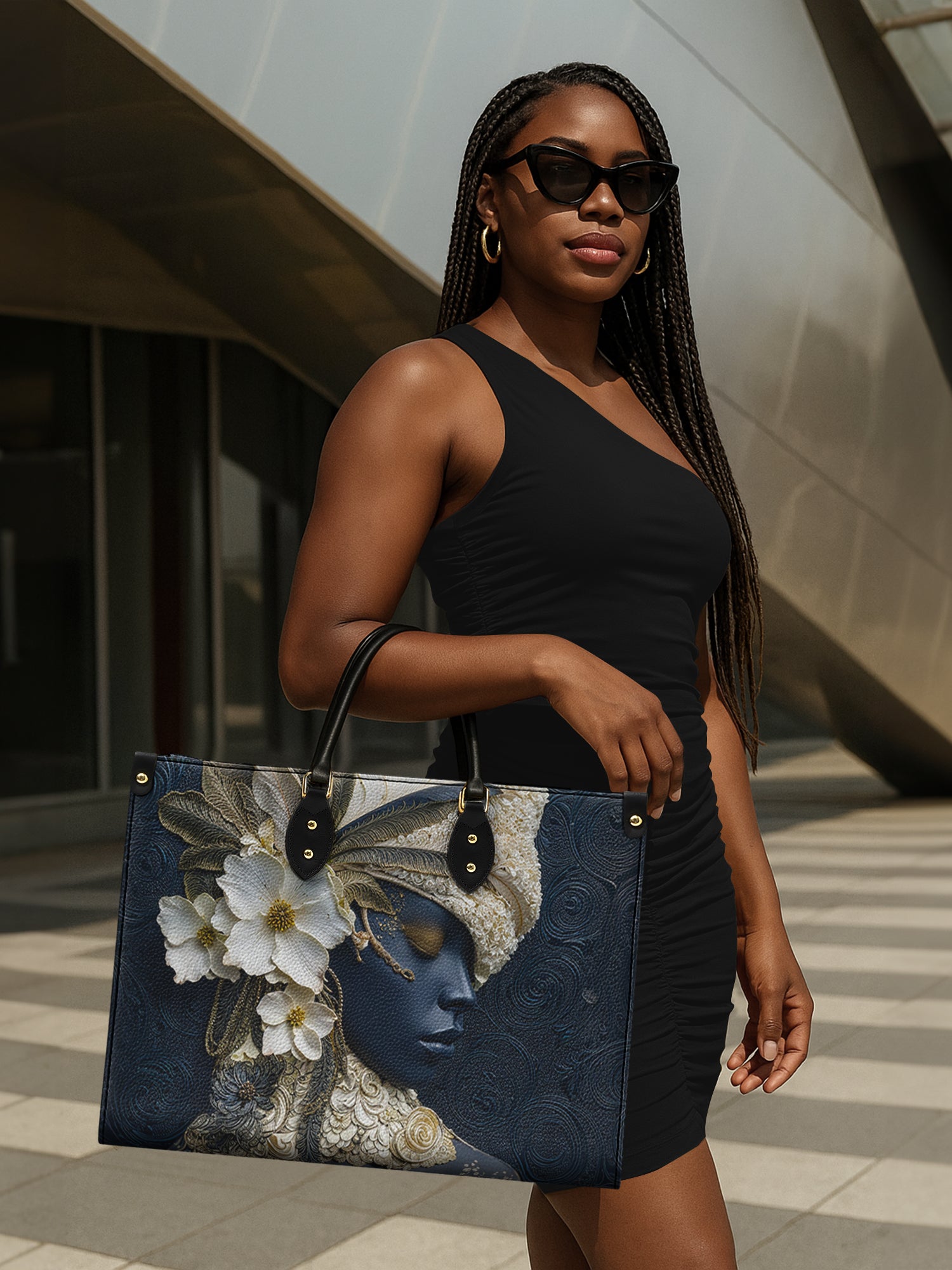 Ivory Veil Premium Leather Handbag QR0TD210