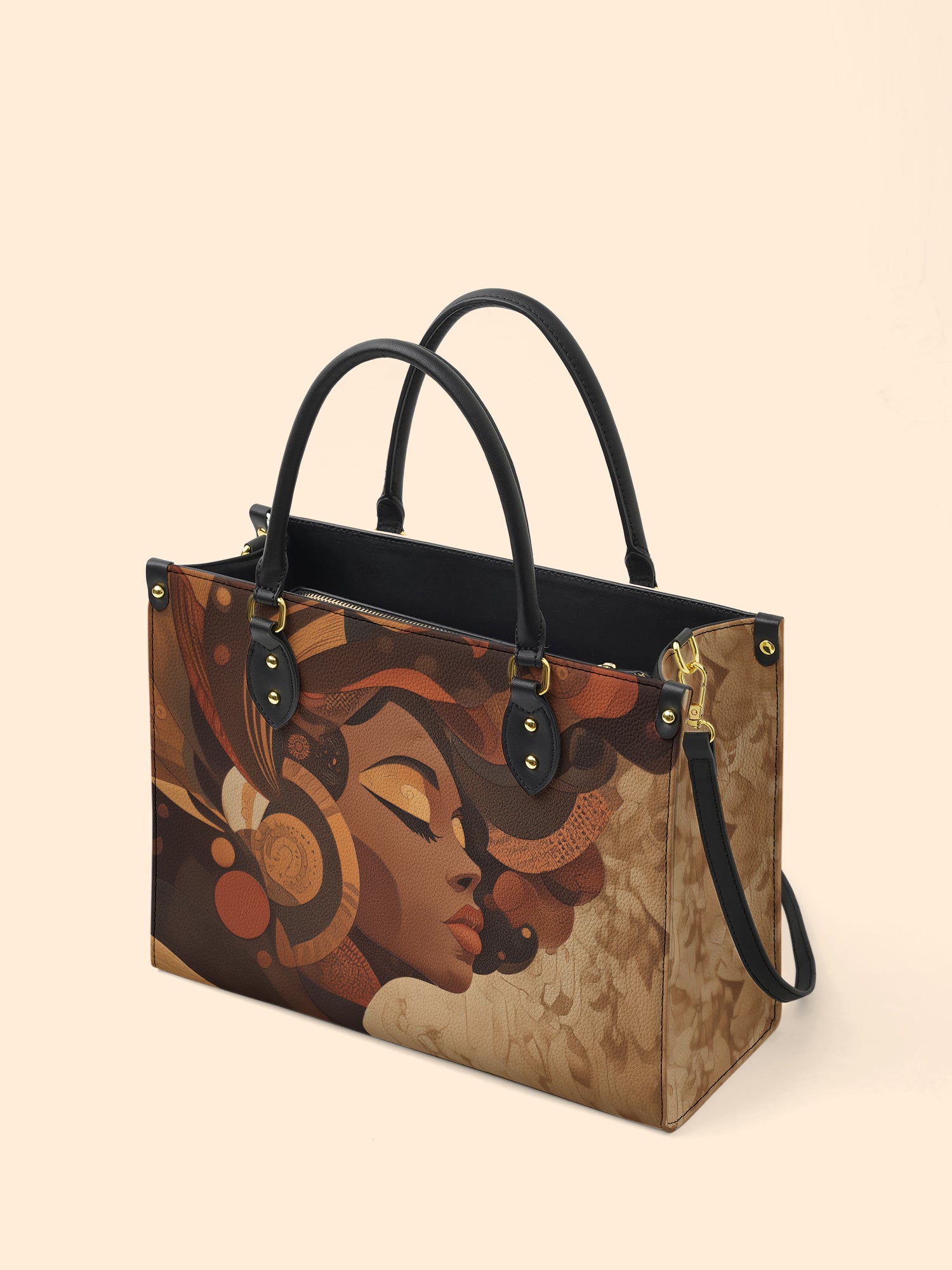 Earthy Goddess Premium Leather Handbag QR0HH058