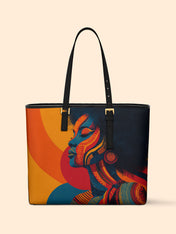 Rhythm & Radiance Sleek Leather Tote QR0TV0016