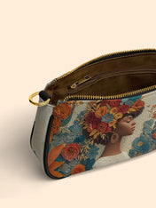 Golden Bloom Classic Zip Pochette QR0HH078