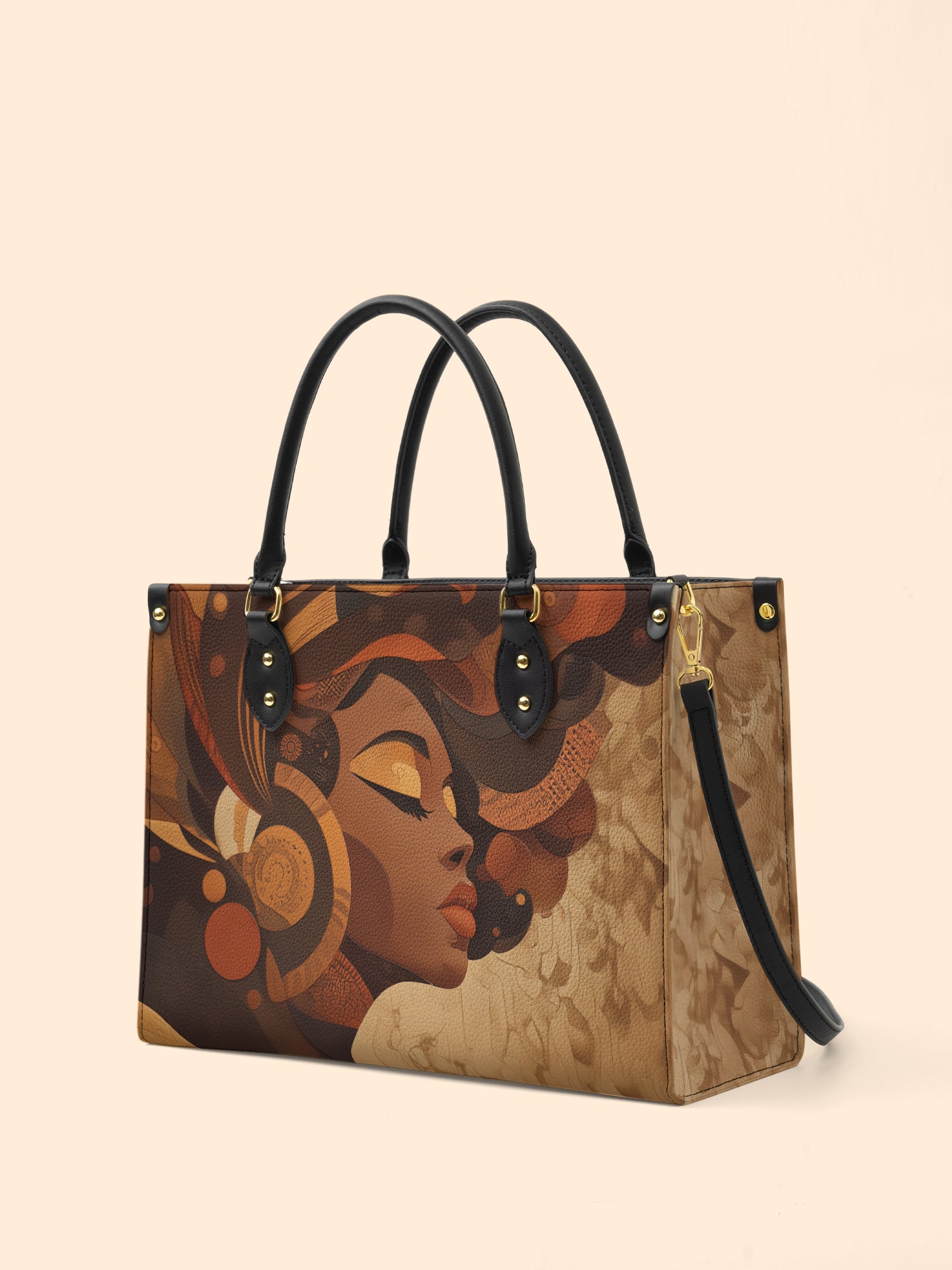 Earthy Goddess Premium Leather Handbag QR0HH058
