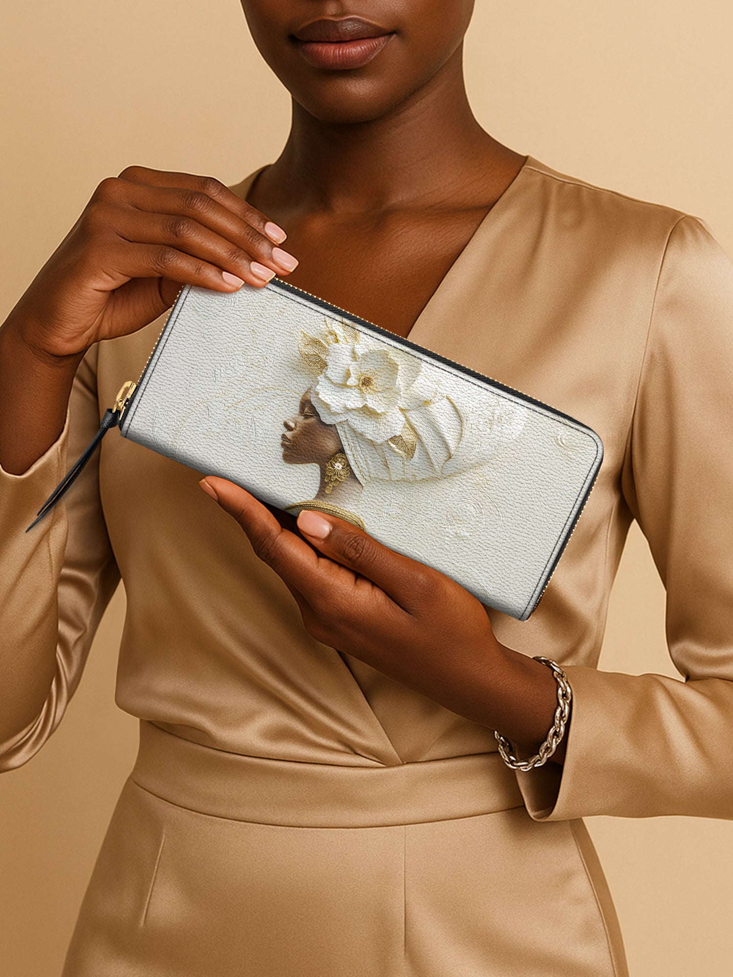 Pearl Serenity Slimline Zippy Wallet QR0TV118