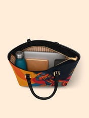 Rhythm & Radiance Sleek Leather Tote QR0TV0016