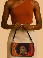 Noir Bloom Classic Zip Pochette QR0XD237