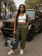 Ivory Veil Premium Leather Handbag QR0TD210