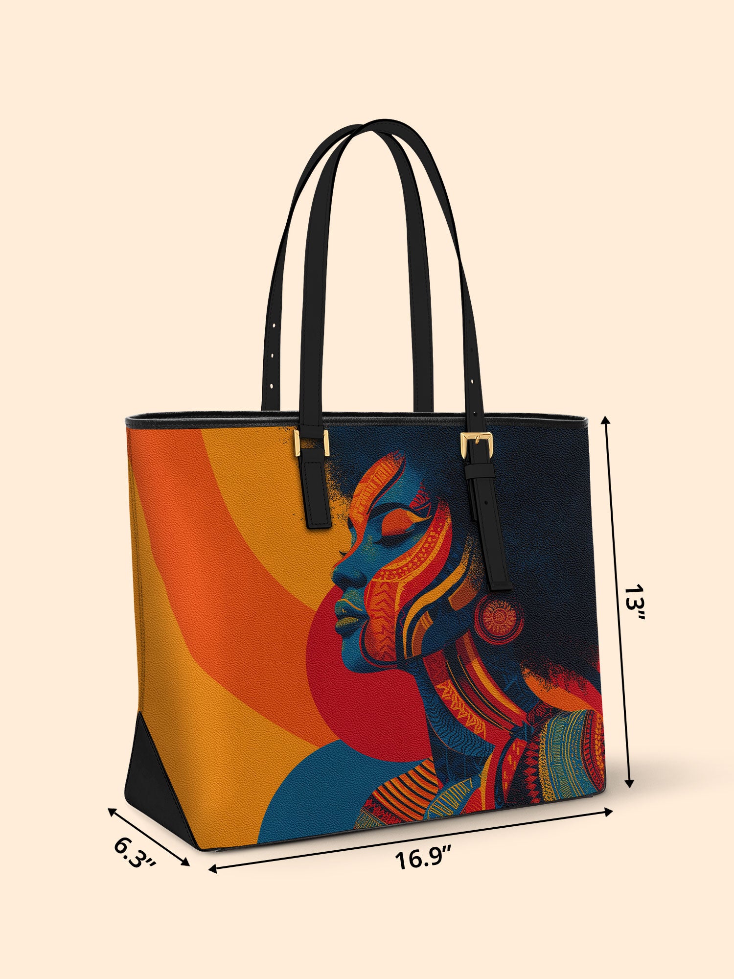 Rhythm & Radiance Sleek Leather Tote QR0TV0016