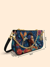 Blue Garden Classic Zip Pochette QR0XD231