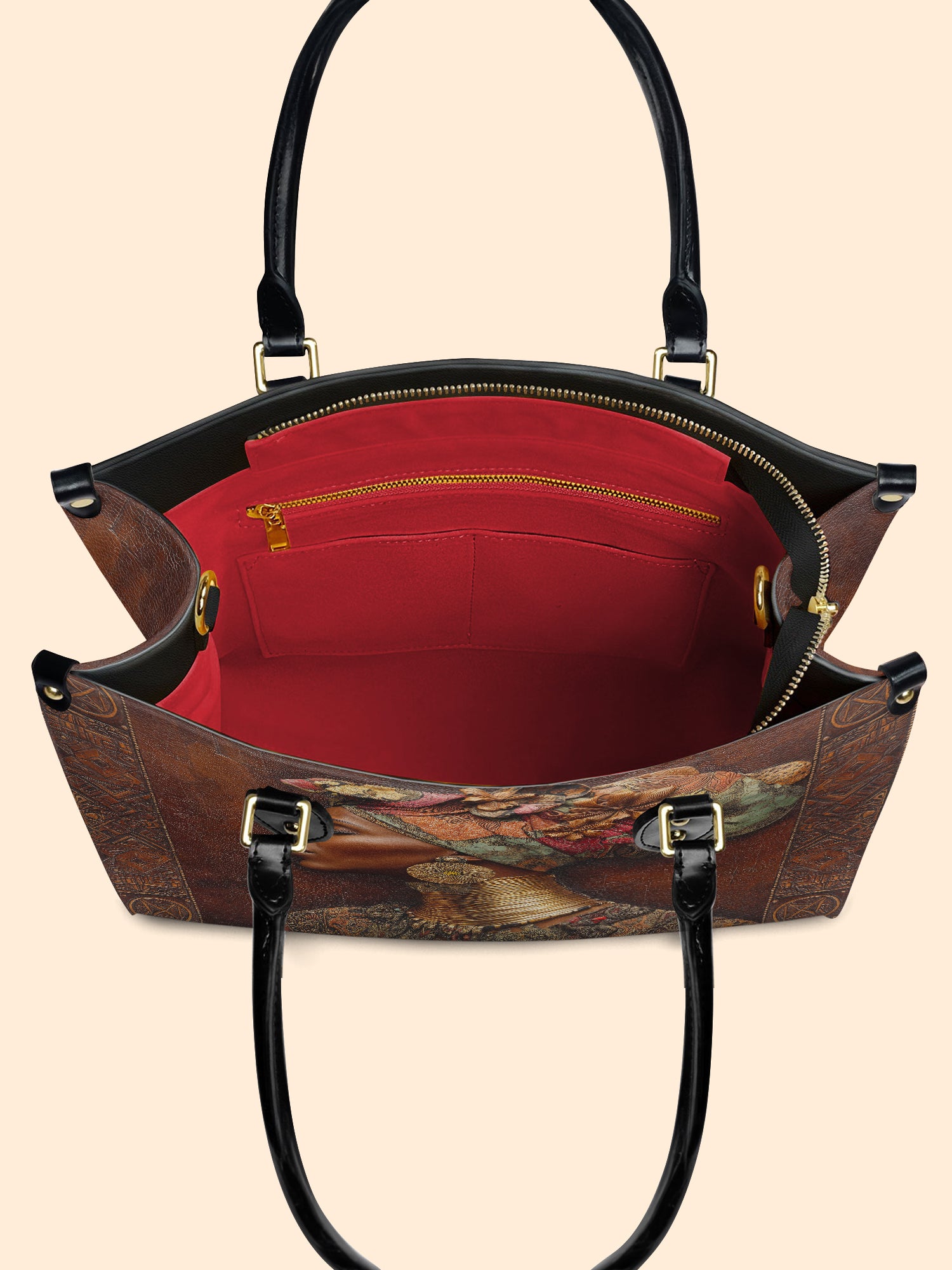 Timeless Grace Premium Leather Handbag QR0HH049