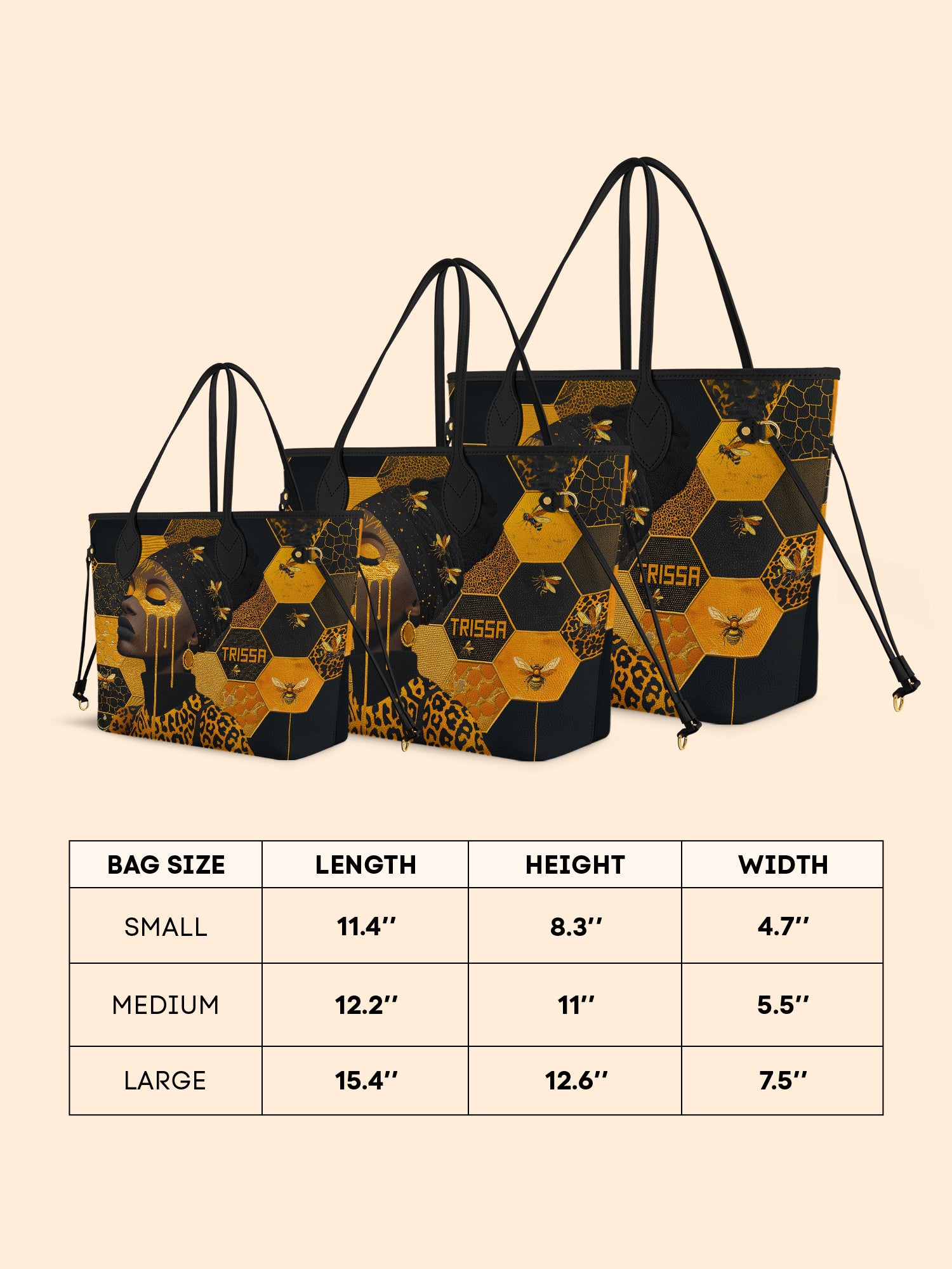 Queen Bee Classic Shopper Tote