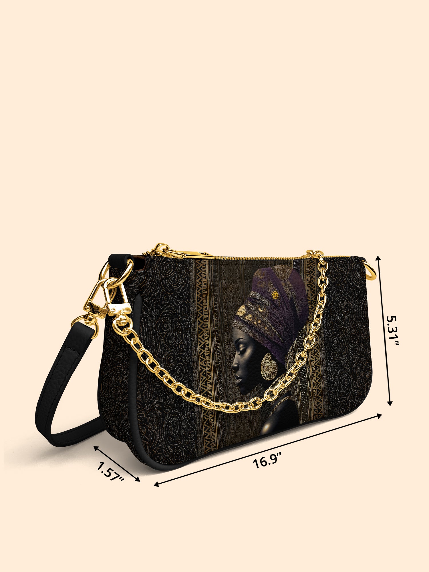 Golden Veil Classic Zip Pochette QR0TV165
