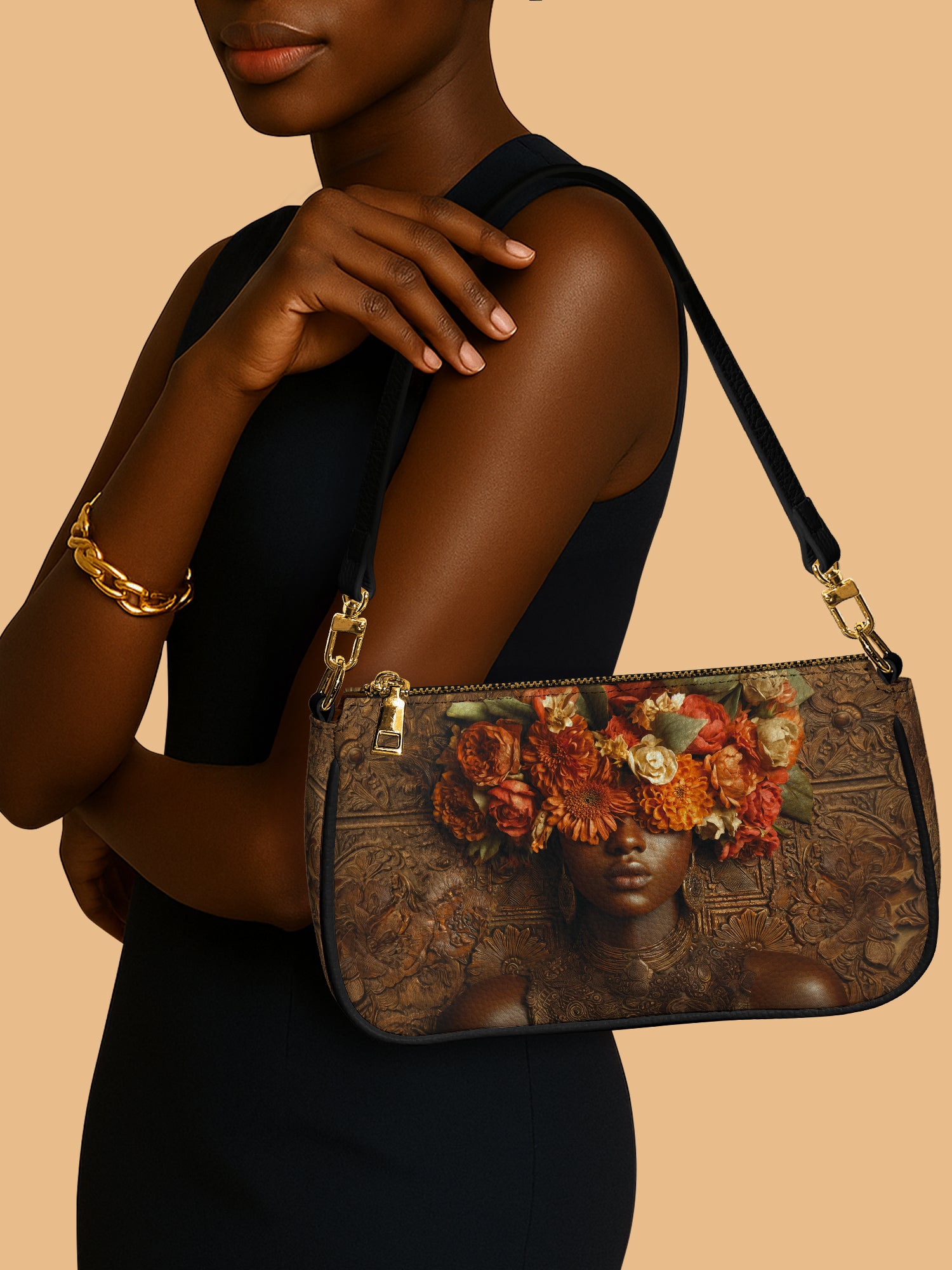 Floral Goddess Classic Zip Pochette QR0TV042