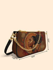 Mocha Sage Classic Zip Pochette QR0XD104