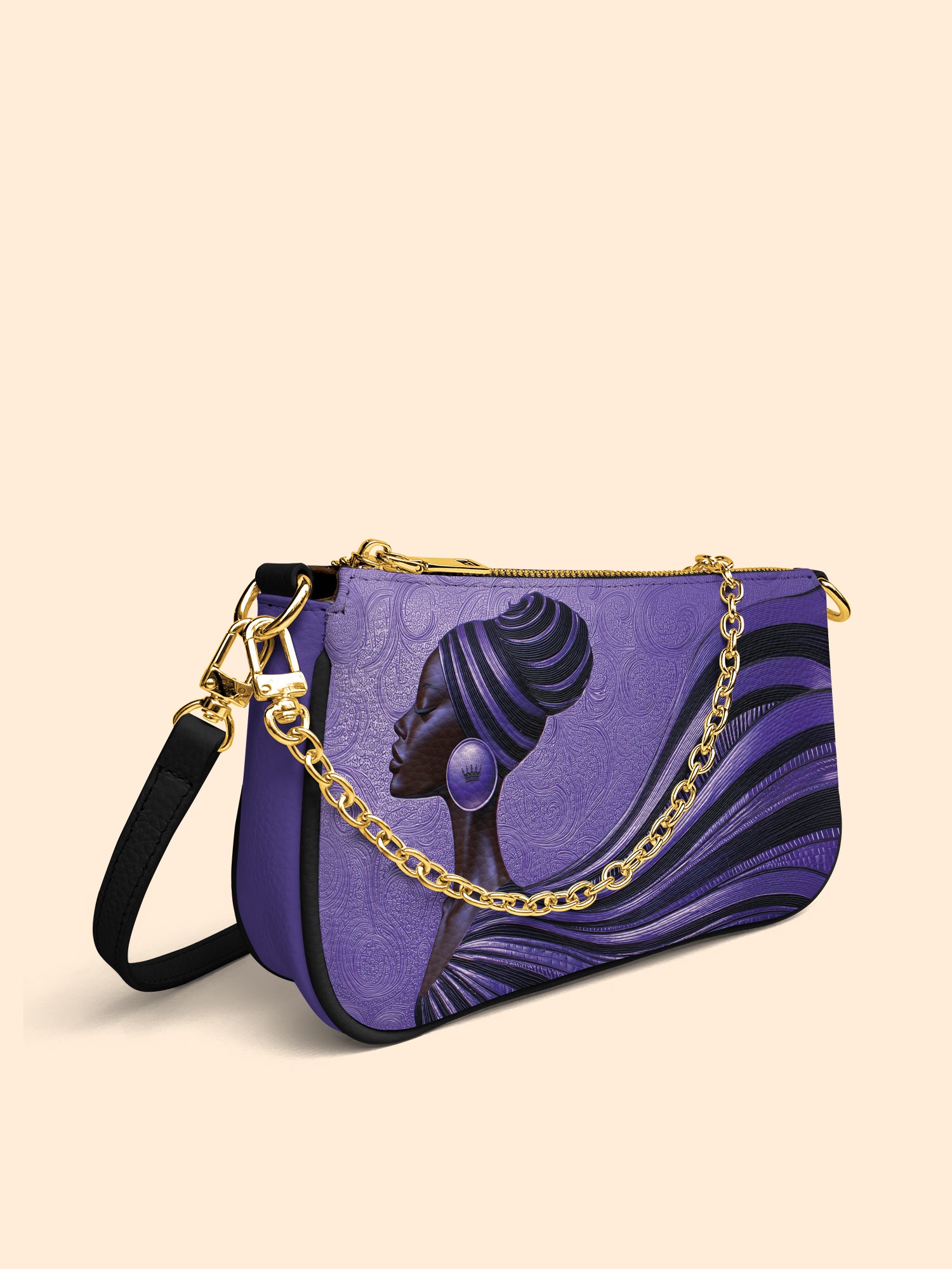 Violet Flow Classic Zip Pochette QR0XD436