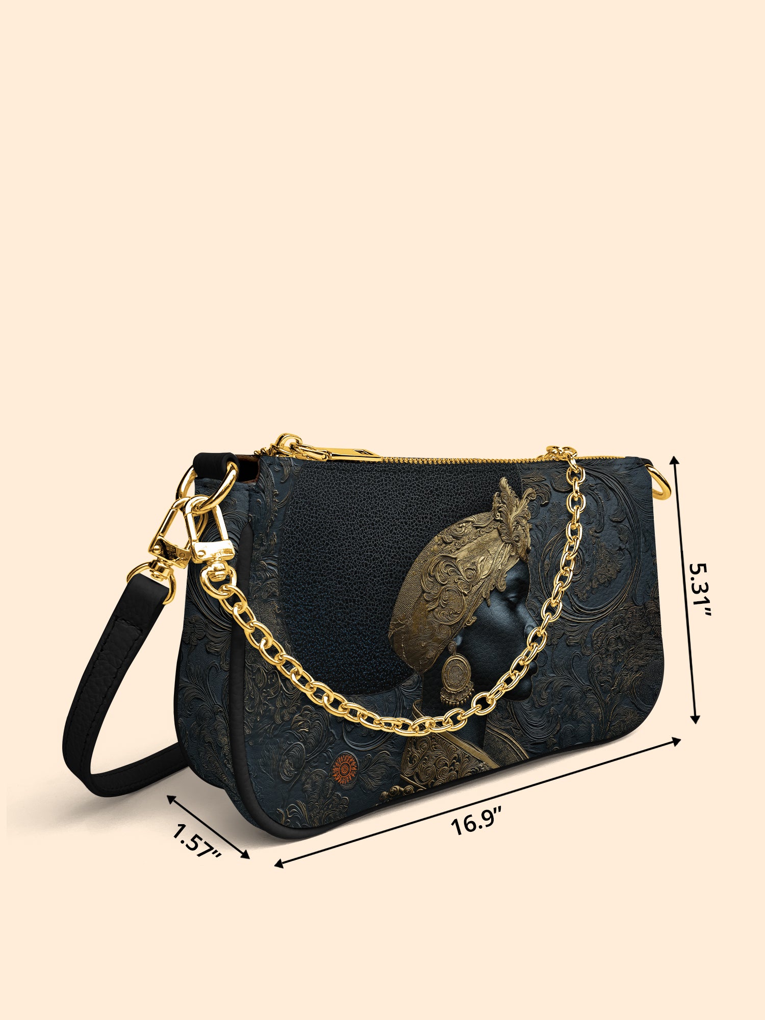 Ebony Sovereign Classic Zip Pochette QR0XD131