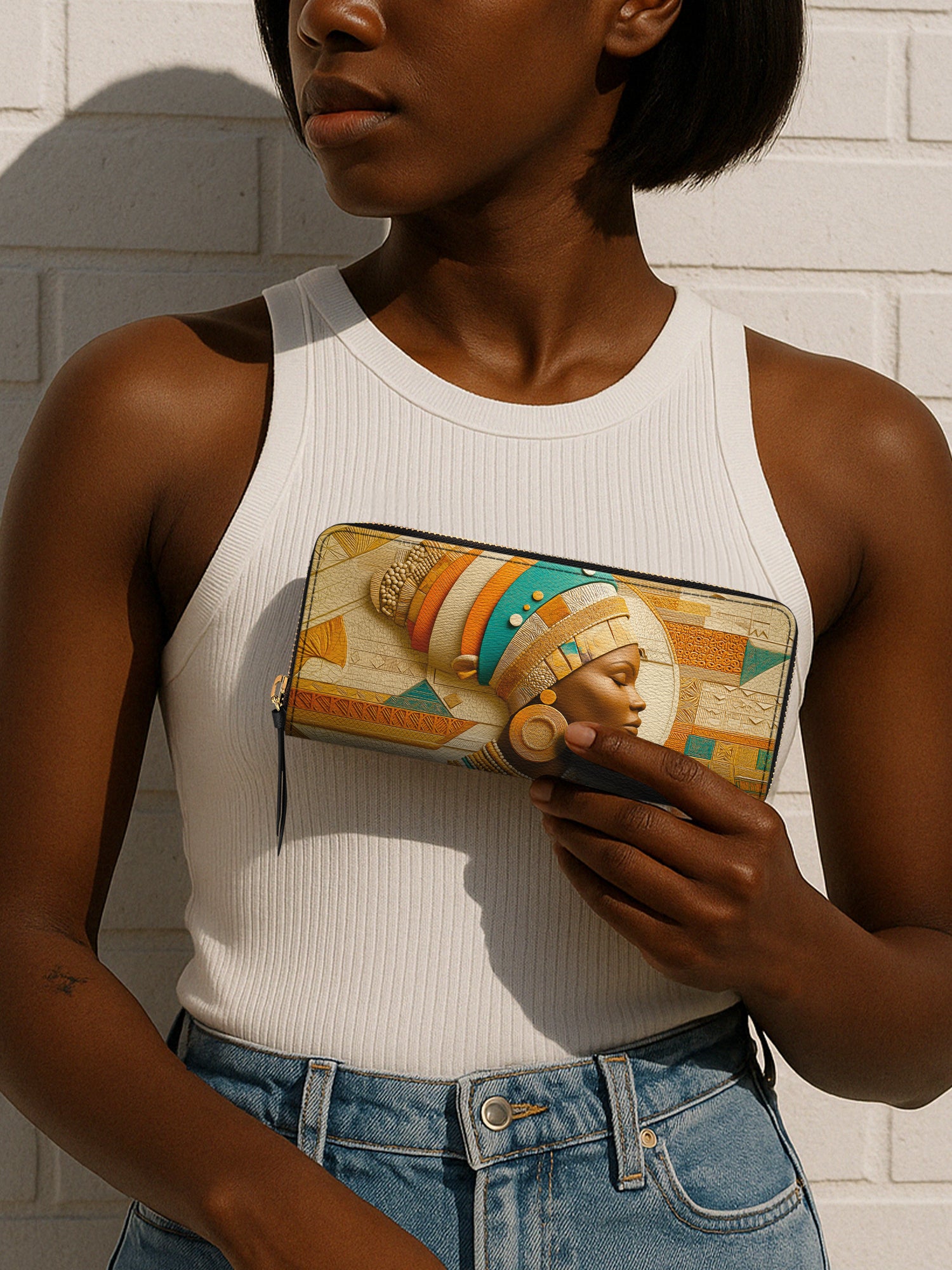 Tribal Harmony Slimline Zippy Wallet QR0TV064