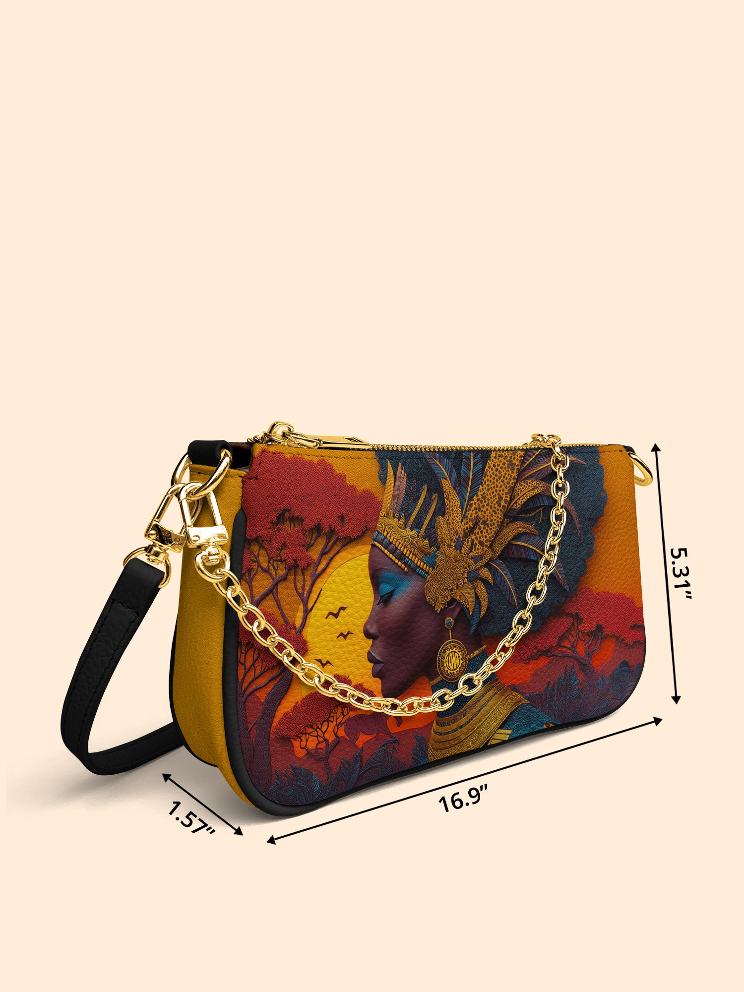 African Aspirations Classic Zip Pochette QR0HH062