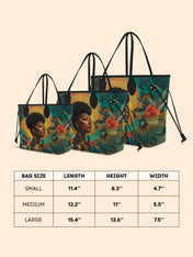 Golden Wings of Empowerment Classic Shopper Tote QR0TD006