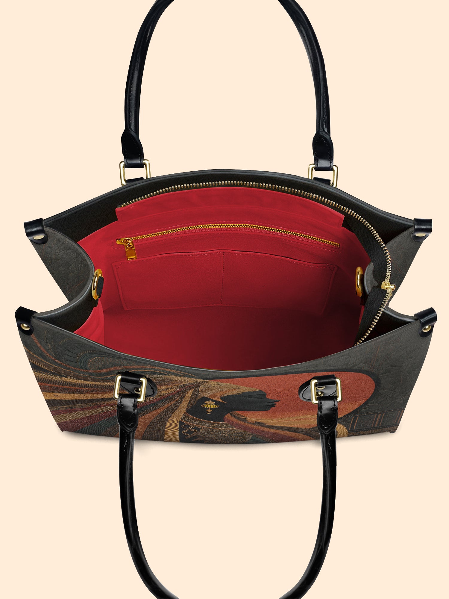 Spiral Oracle Premium Leather Handbag QR0XD199