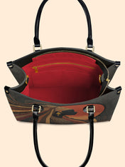 Spiral Oracle Premium Leather Handbag QR0XD199