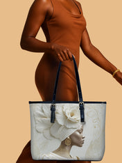 Luminous Bloom Leather Bucket Bag QR0TV192