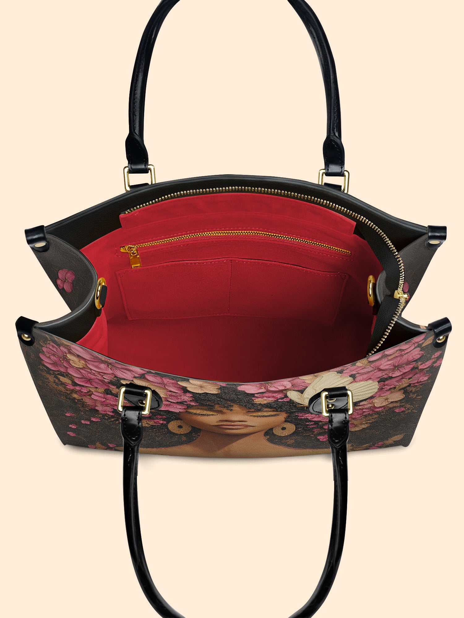 Maua Queen Premium Leather Handbag QR0HH055