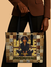Unapologetically Dope Sleek Leather Tote