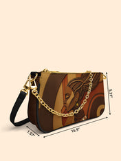 Crowned Braids Classic Zip Pochette QR0TD122