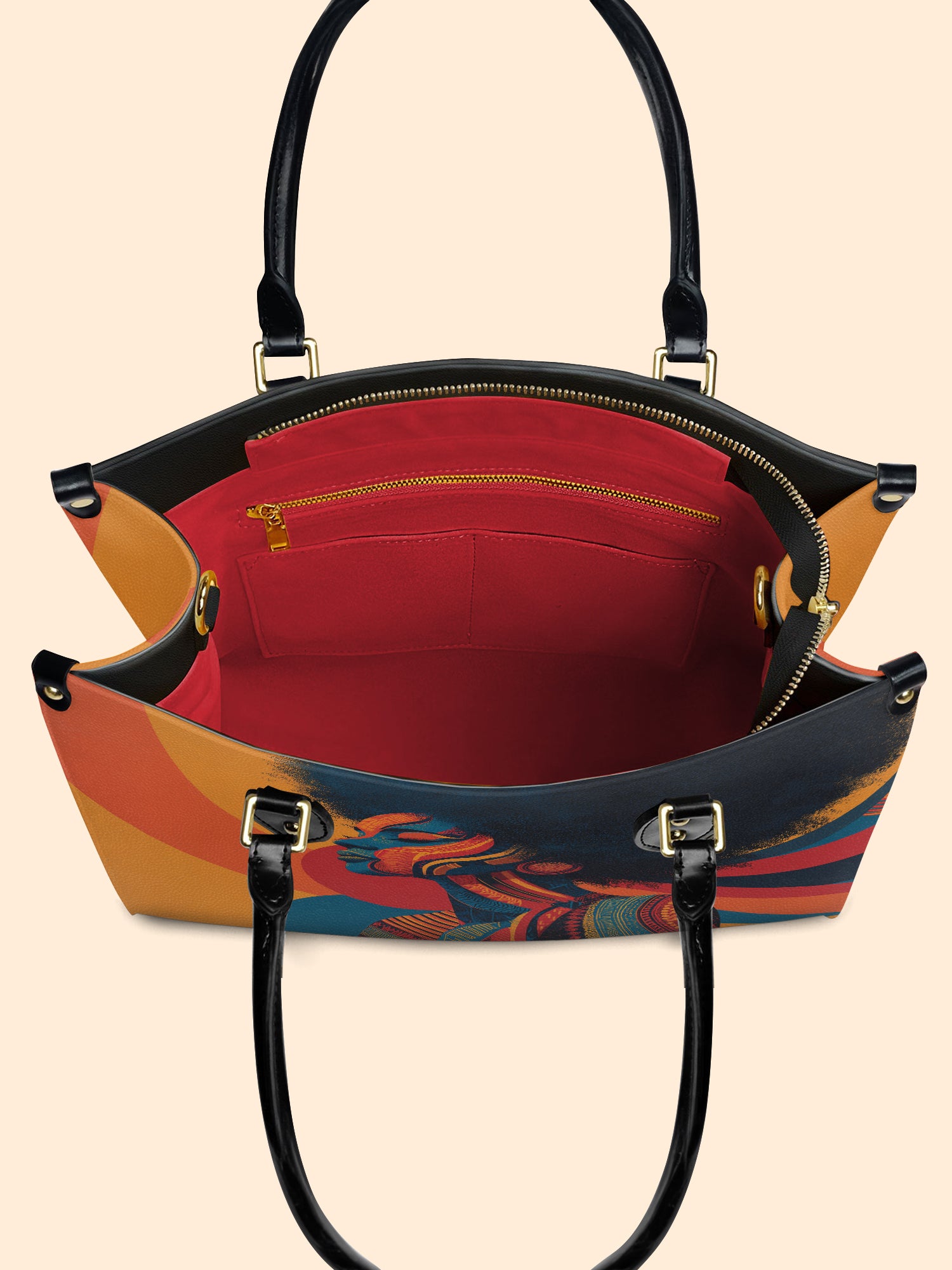 Rhythm & Radiance Premium Leather Handbag QR0TV053