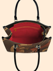 Crowned Braids Premium Leather Handbag QR0TD123