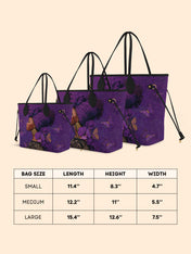 Empress Purple Classic Shopper Tote