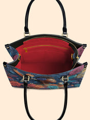 Blue Garden Premium Leather Handbag QR0XD230
