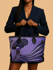 Violet Flow Classic Shopper Tote QR0XD430